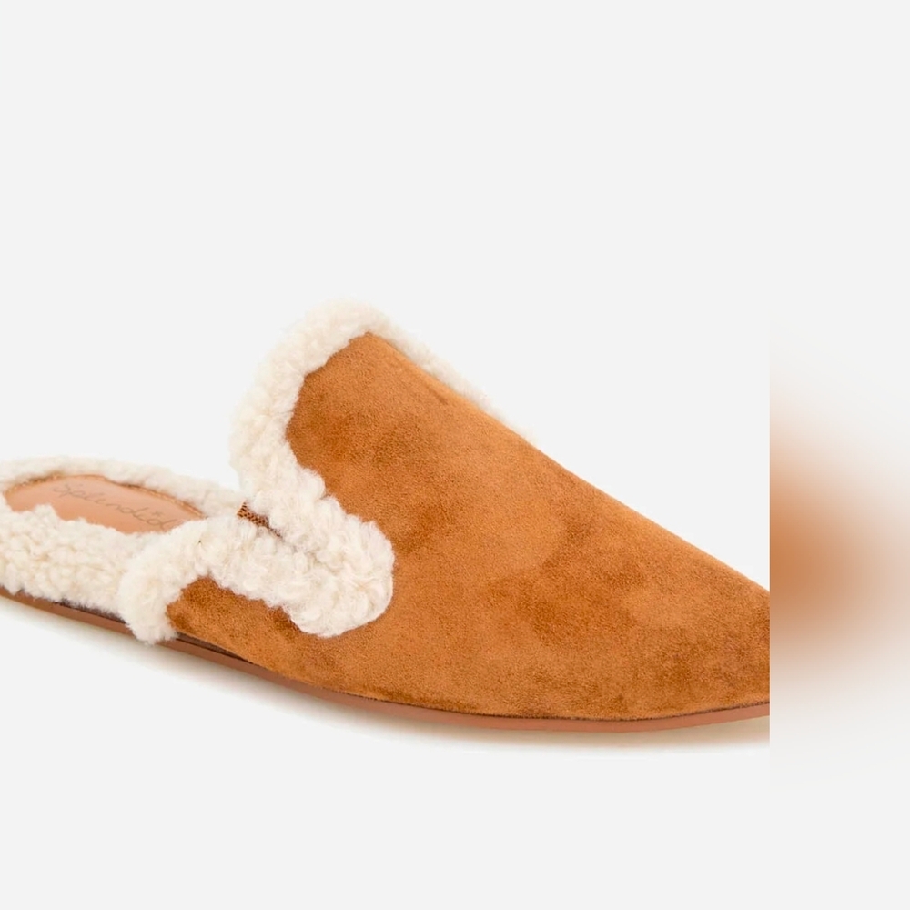 Splendid Liza Sherpa Mule in Caramel Msrp $109 - Picture 4 of 9